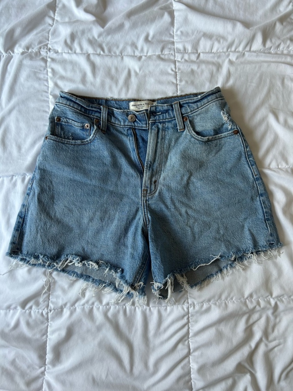 Abercrombie Curve Love High Rise Dad Short